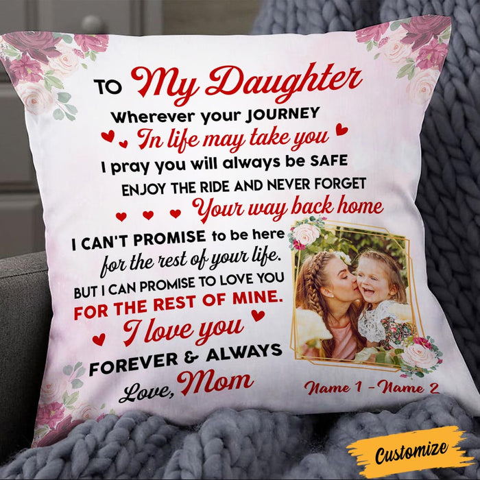 Personalized Mom Grandma Daughter Granddaughter Photo Pillow DB102 26O36 1