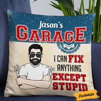 Personalized Garage Mechanic Pillow DB112 81O36 thumb 1