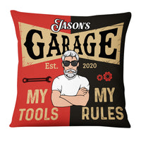 Personalized Garage Sanctuary Pillow DB112 81O53 thumb 1