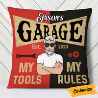 Personalized Garage Sanctuary Pillow DB112 81O53 thumb 1