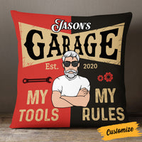 Personalized Garage Sanctuary Pillow DB112 81O53 thumb 1