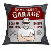 Personalized Garage I Can Fix Anything Pillow DB111 26O34 thumb 1