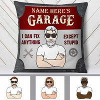 Personalized Garage I Can Fix Anything Pillow DB111 26O34 thumb 1