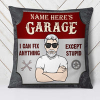 Personalized Garage I Can Fix Anything Pillow DB111 26O34 thumb 1
