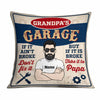 Personalized Garage Dad Grandpa Pillow DB111 95O58 1