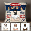 Personalized Garage Dad Grandpa Pillow DB111 95O58 1