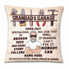 Personalized Grandpa Garage Pillow DB111 30O23 1