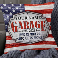 Personalized Garage Pillow DB112 30O47 thumb 1