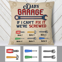 Personalized Grandpa Dad Garage Man Cave Pillow JN283 87O53 thumb 1