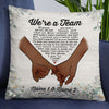 Personalized BWA Couple We Are A Team Pillow DB104 85O18 1