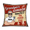 Personalized Garage Dad Grandpa Toy Fixed Pillow DB112 95O57 1