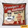 Personalized Garage Dad Grandpa Toy Fixed Pillow DB112 95O57 1
