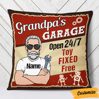 Personalized Garage Dad Grandpa Toy Fixed Pillow DB112 95O57 thumb 1