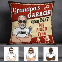 Personalized Garage Dad Grandpa Toy Fixed Pillow DB112 95O57 thumb 1