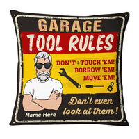 Personalized Garage Man Cave Pillow DB111 87O53 thumb 1