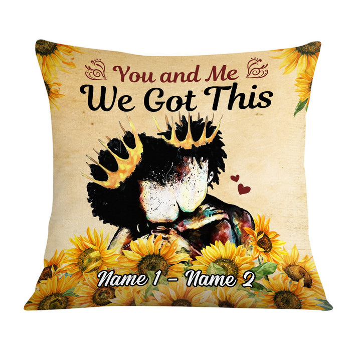 Personalized BWA Couple Pillow DB131 87O36 1