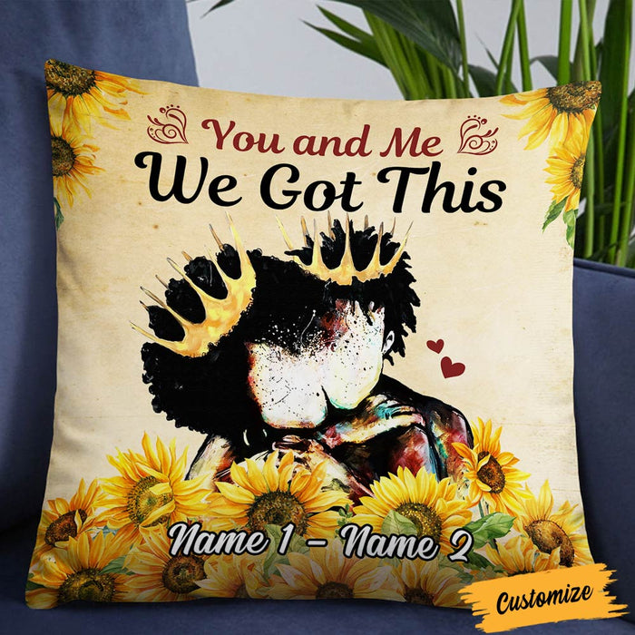 Personalized BWA Couple Pillow DB131 87O36 1