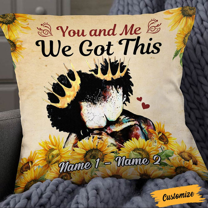 Personalized BWA Couple Pillow DB131 87O36 1