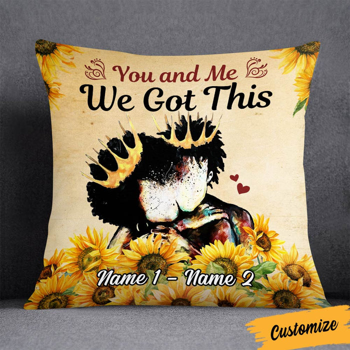 Personalized BWA Couple Pillow DB131 87O36 1