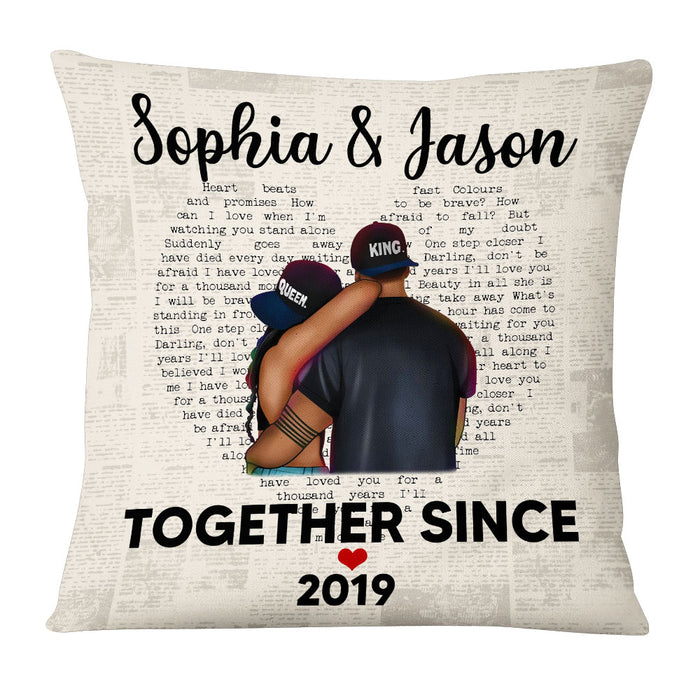 Personalized Couple Love Pillow DB101 81O53 1