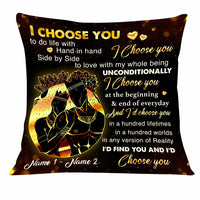 Personalized BWA Couple Husband Wife Choose You Pillow DB131 81O34 thumb 1