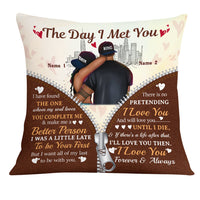 Personalized BWA Couple Pillow DB133 87O19 thumb 1