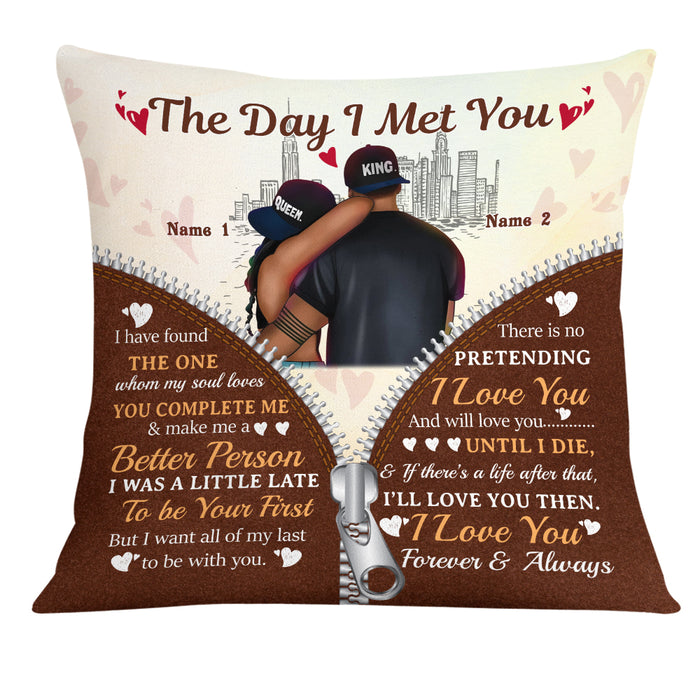 Personalized BWA Couple Pillow DB133 87O19 1