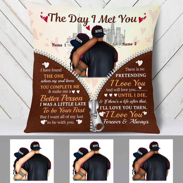 Personalized BWA Couple Pillow DB133 87O19 1