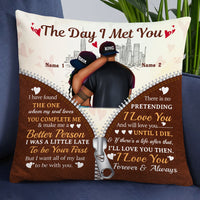 Personalized BWA Couple Pillow DB133 87O19 thumb 1