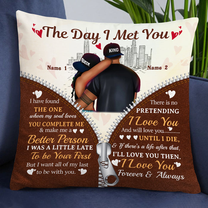 Personalized BWA Couple Pillow DB133 87O19 1