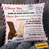 Personalized Couple I Choose You Pillow DB132 81O58 thumb 1