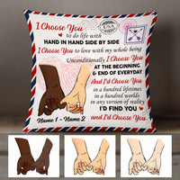Personalized Couple I Choose You Pillow DB132 81O58 thumb 1