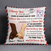 Personalized Couple I Choose You Pillow DB132 81O58 thumb 1