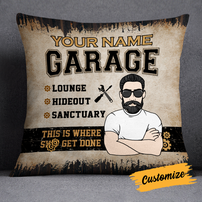Personalized Garage Pillow DB113 30O24 1