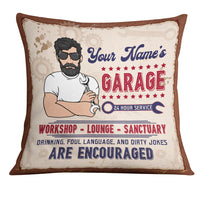 Personalized Garage Workshop Pillow DB113 26O19 thumb 1