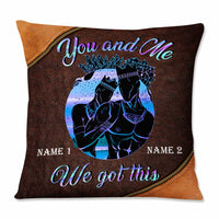 Personalized BWA Couple Pillow DB132 30O57 thumb 1