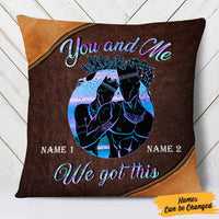 Personalized BWA Couple Pillow DB132 30O57 thumb 1