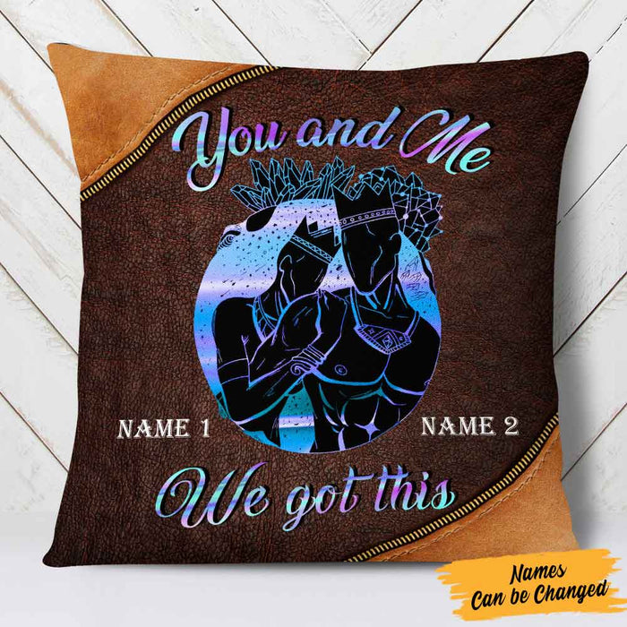 Personalized BWA Couple Pillow DB132 30O57 1