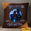 Personalized BWA Couple Pillow DB132 30O57 1