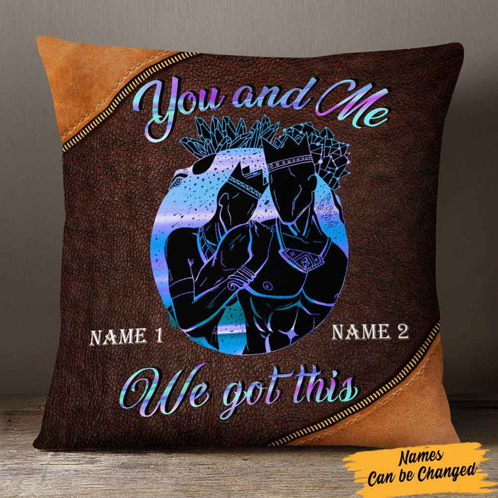 Personalized BWA Couple Pillow DB132 30O57 1