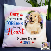 Personalized Christmas Dog Memo Photo Pillow OB271 26O47 thumb 1