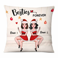 Personalized Friends Sisters Christmas Pillow NB93 30O58 thumb 1