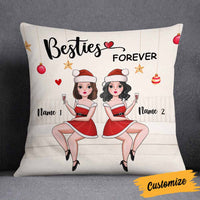 Personalized Friends Sisters Christmas Pillow NB93 30O58 thumb 1