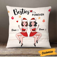 Personalized Friends Sisters Christmas Pillow NB93 30O58 thumb 1