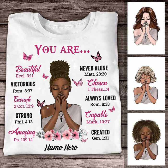 Personalized God You Are T Shirt NB244 30O58 1