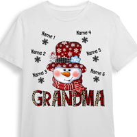 Personalized Grandma Christmas T Shirt NB19 30O58 thumb 1