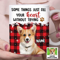 Personalized Dog Photo Christmas Mug NB22 95O47 thumb 1