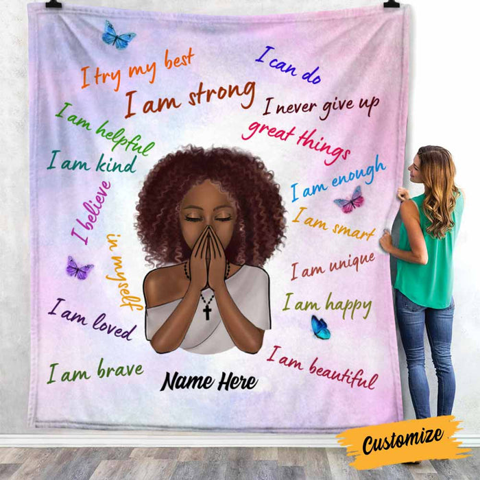 Personalized I Am BWA Blanket OB289 30O58 1