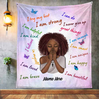 Personalized I Am BWA Blanket OB289 30O58 thumb 1