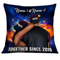 Personalized BWA Couple Galaxy Pillow DB131 95O24 thumb 1